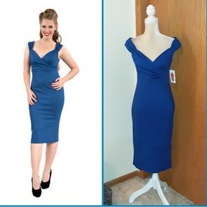 NWOT RockSteady Verona Blue Dress